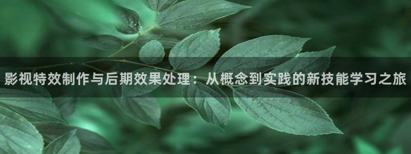 八戒电影网址：影视特效制作与后期效果处理：从概念到实践的新技能学习之旅